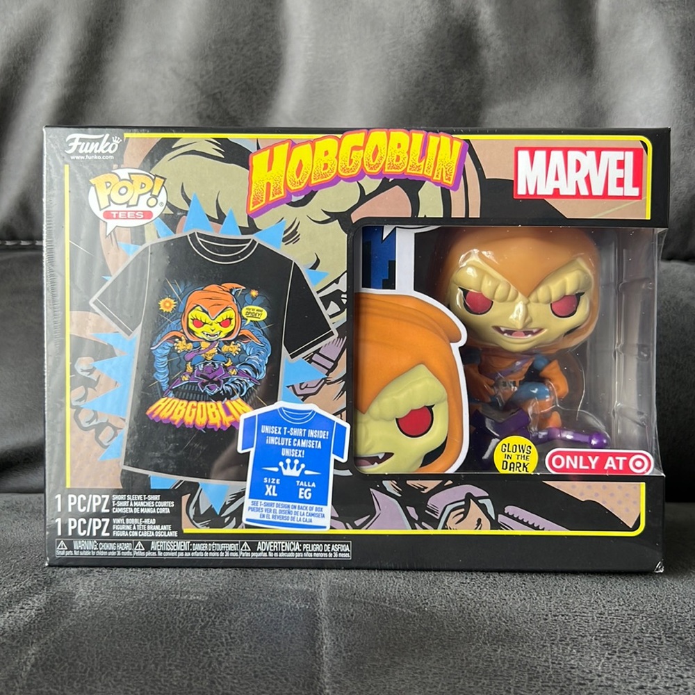 NIB Funko Pop Hobgoblin Glow in the Dark #959 with XL T-Shirt Target Exclusive